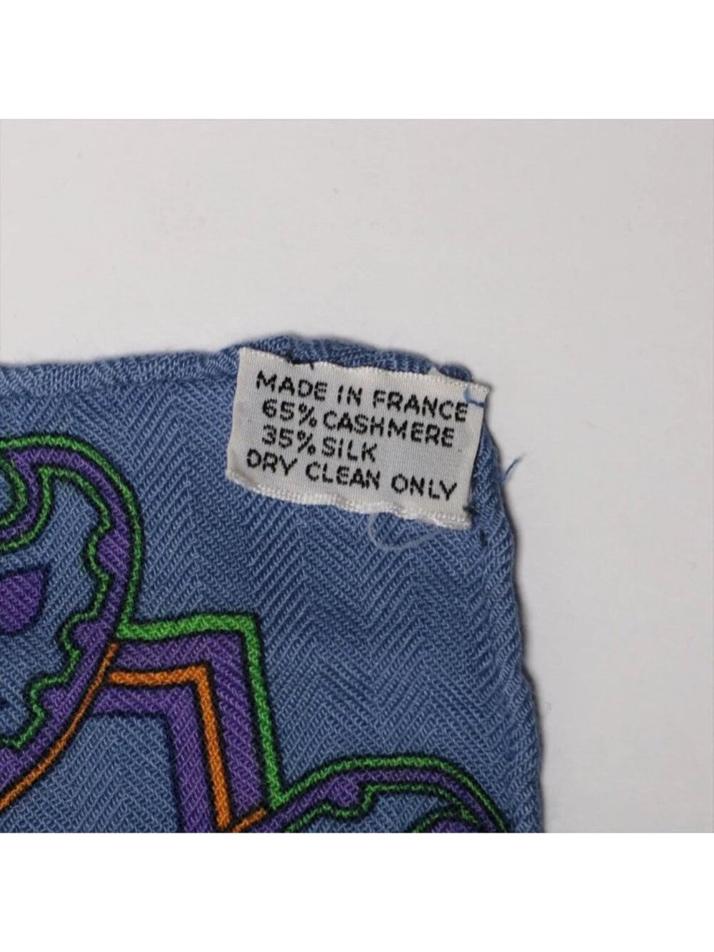 ★SOLD★ Hermes Carre Jean 140 Cashmere Silk Scarf - Picture 6 of 6